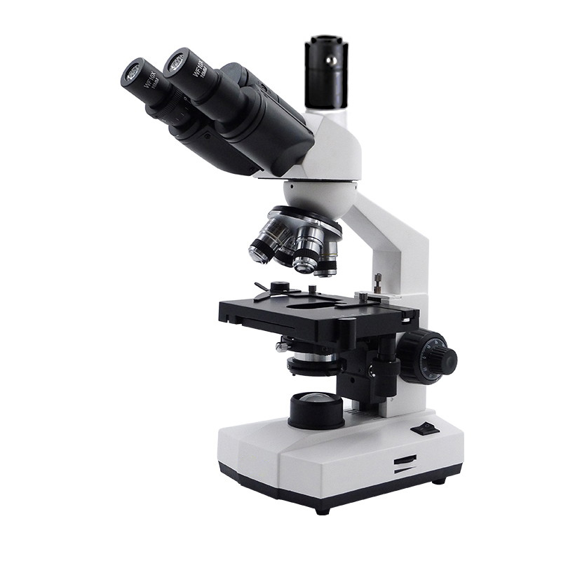 Versatile Trinocular Microscope with 4 Achromatic Objectives and C-Mount